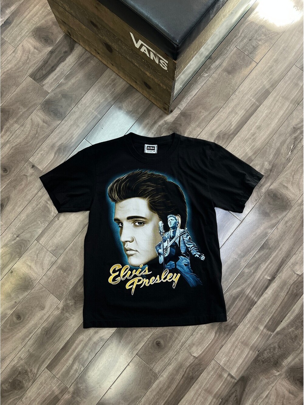 Y2K Elvis Presley Rap Tee Style Graphic โ Size L